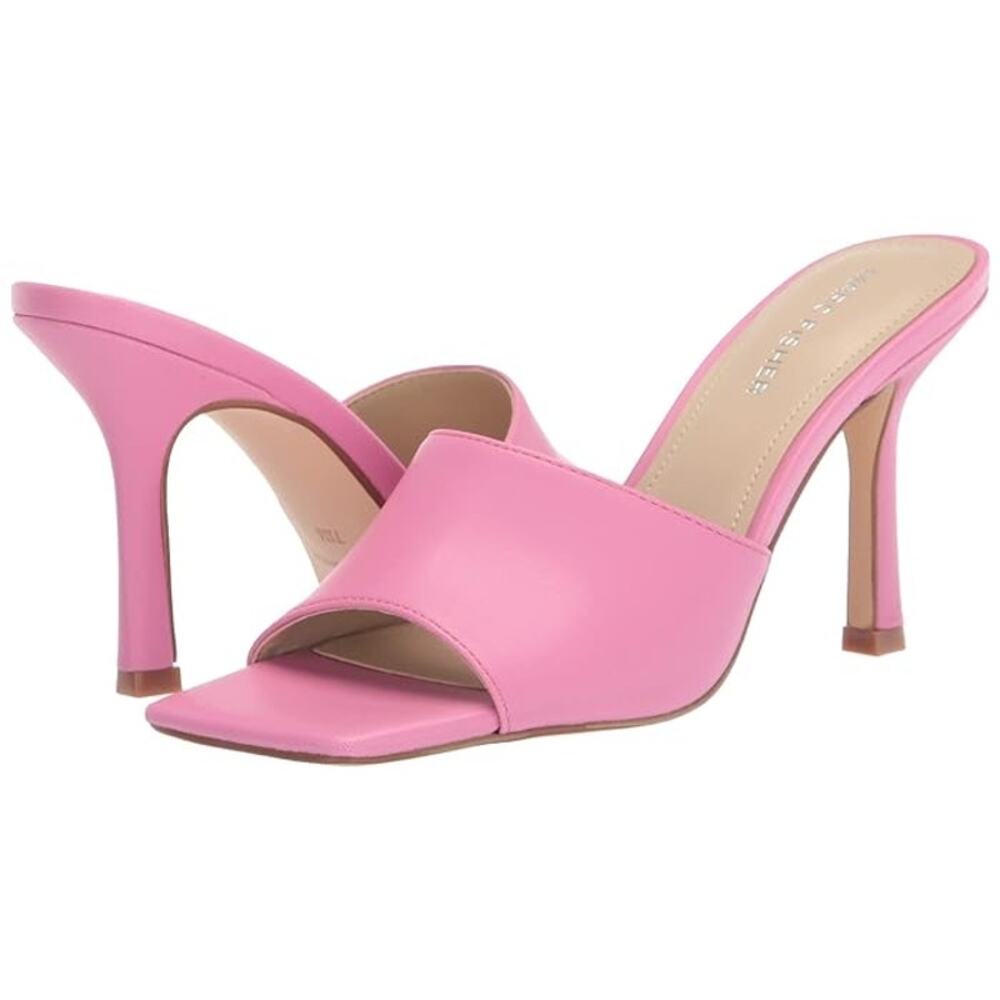 Marc Fisher Pink Open-Toe Mule Heels